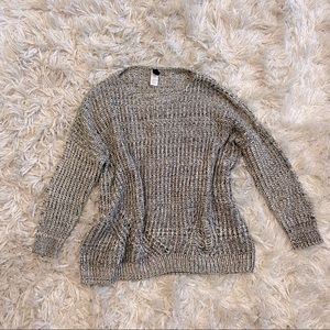 Oversized grey sweater